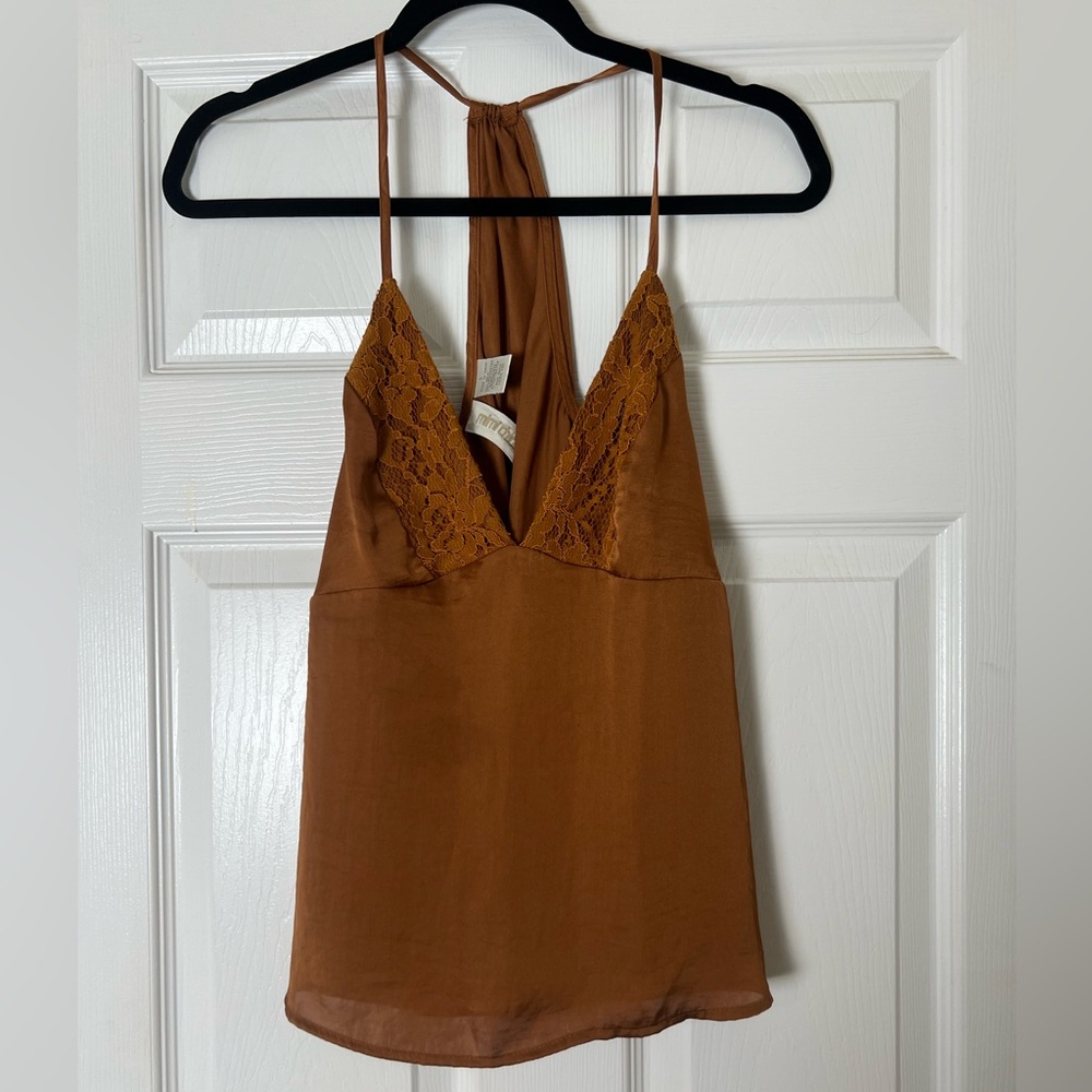 Mimi Chica Large Lace Trim Tank